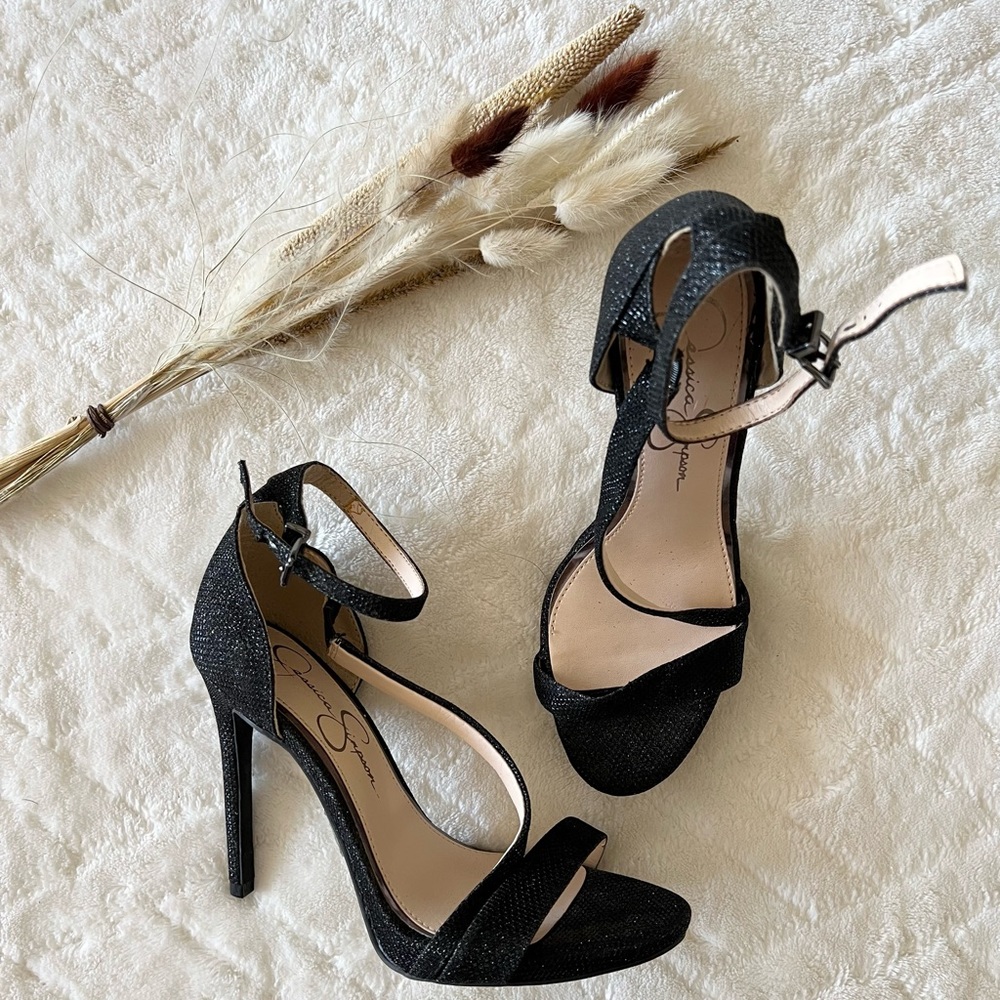 Jessica Simpson Glitter Heels